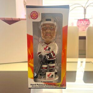 Eric Lindros Hand Painted Bobblehead by Animation In Motion Collectible Series!